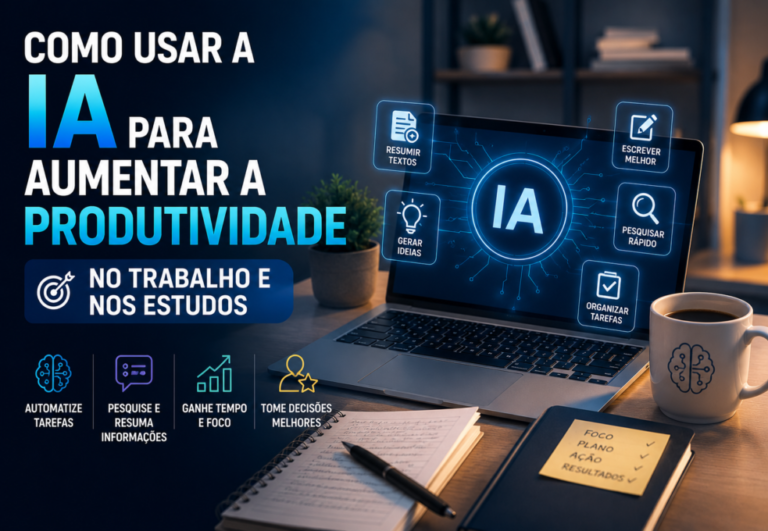 Como Usar a IA para Aumentar a Produtividade no Trabalho e nos Estudos