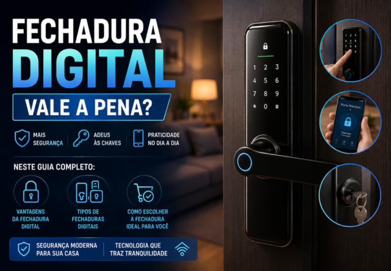 Fechadura Digital Vale a Pena? Vantagens, Tipos e Como Escolher a Sua