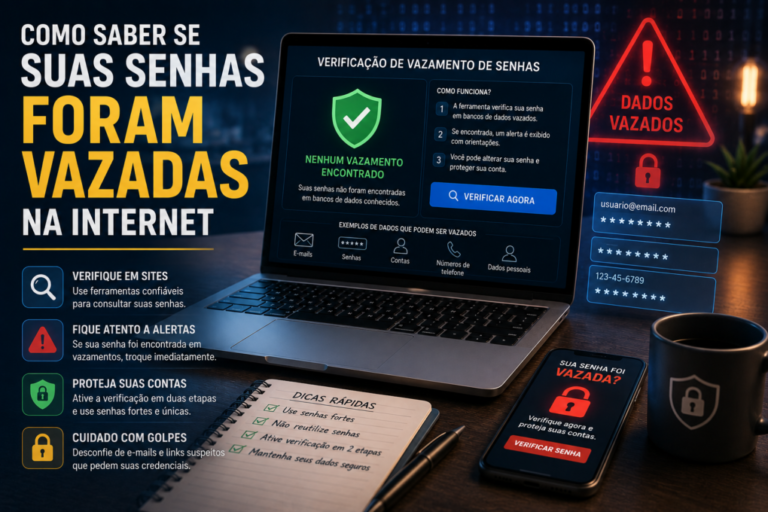 Como Saber se Suas Senhas Foram Vazadas na Internet e O que Fazer Agora
